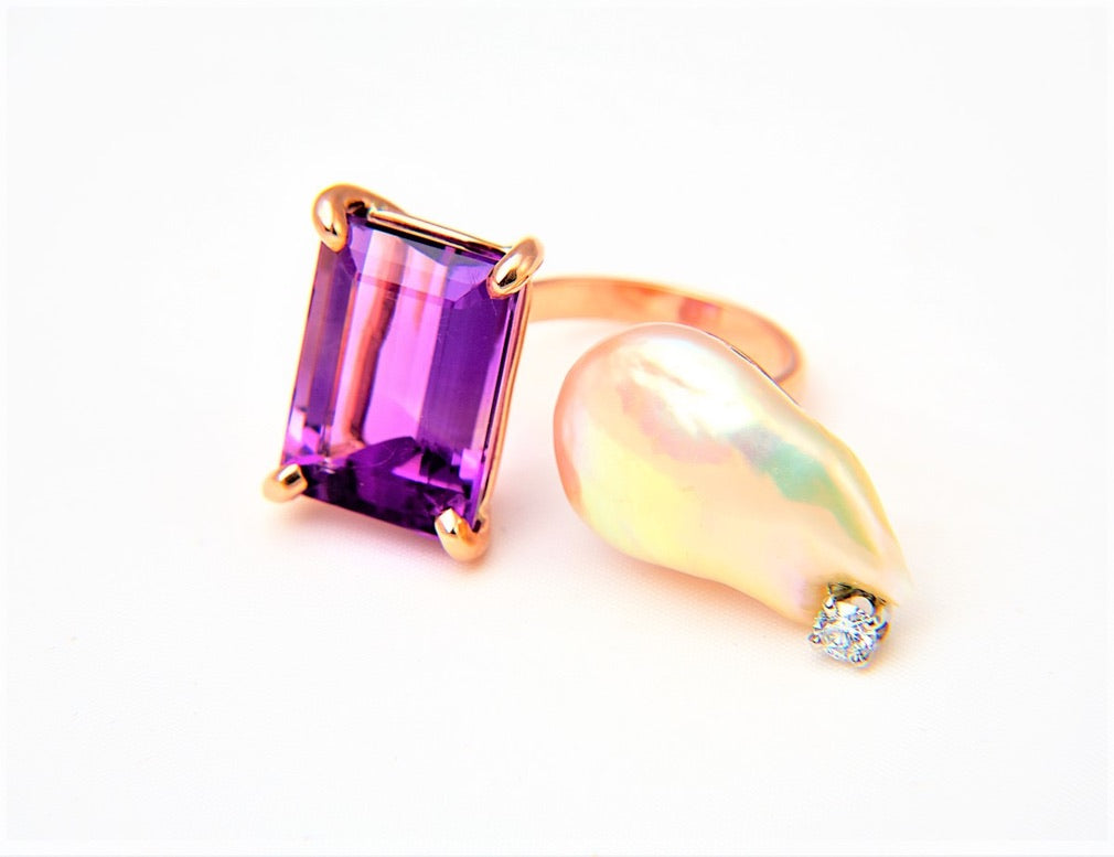 PushPresent: February - Amethyst jewelry