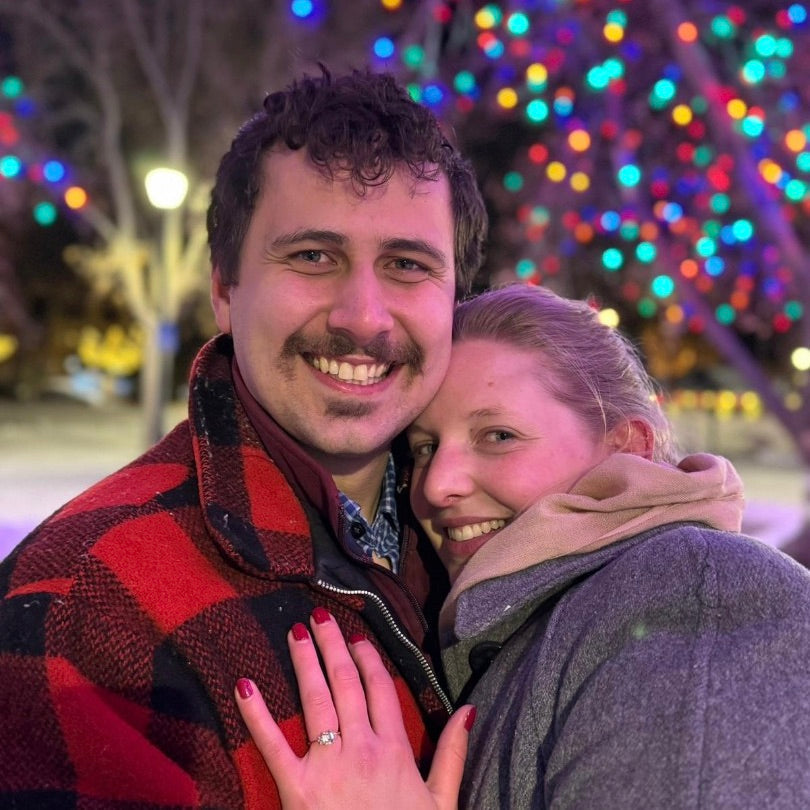 M + S: An emerald cut with unusual side stones